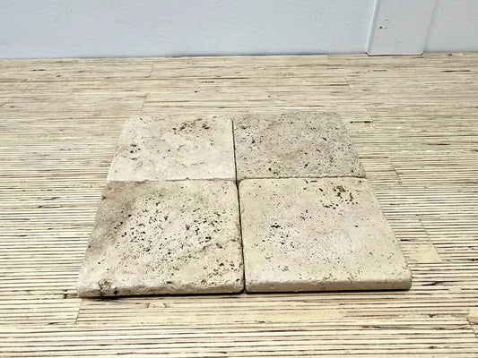 Travertine Coasters - set of 4